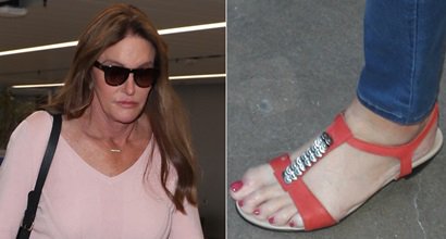 410px x 220px - Caitlyn Jenner's Sexy Feet and Naked Legs in Hot High Heels