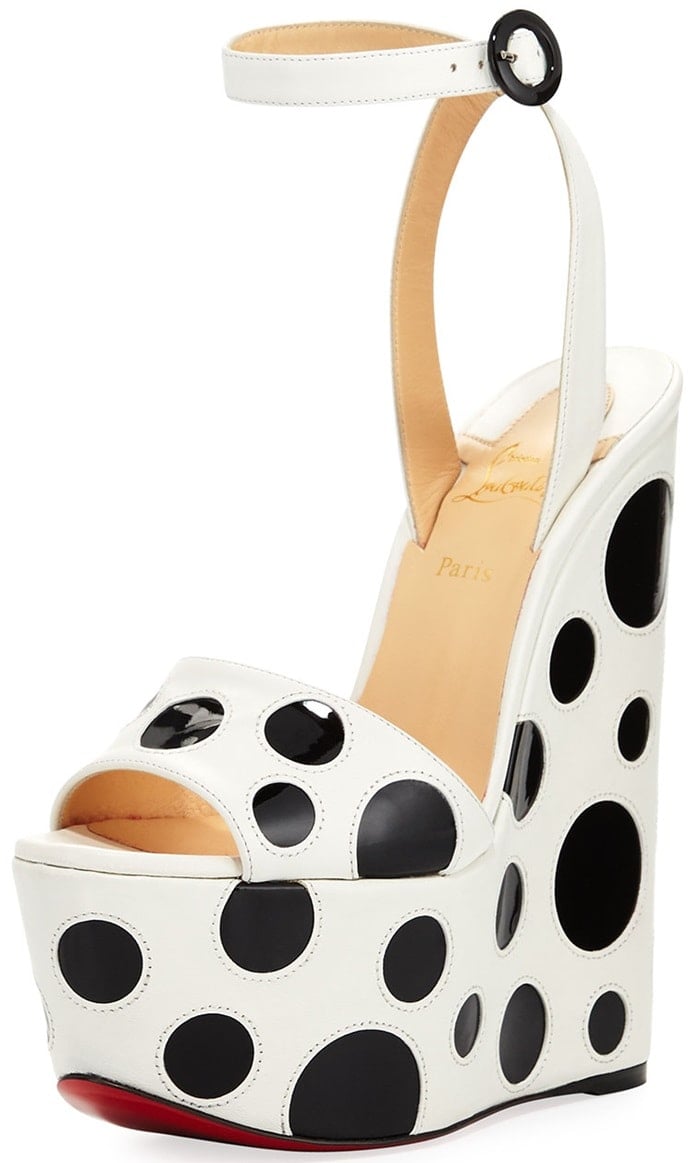 'Bibariellita' Polka-Dot Red Sole Sandals