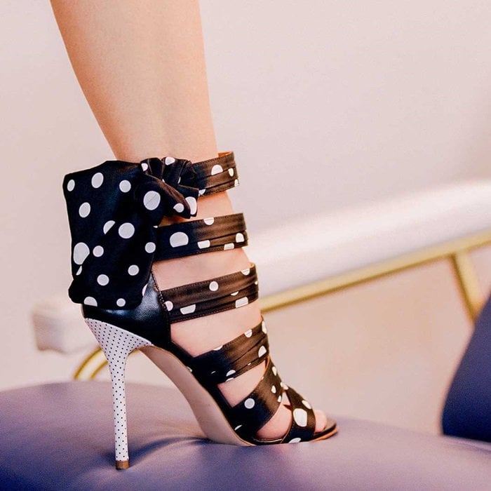 Charismatic Polka Dot 'Joan' Sandals