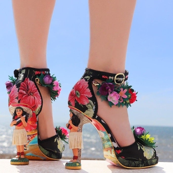 Get ready to hula dance in these spectacular Hawaiian themed dream character heels