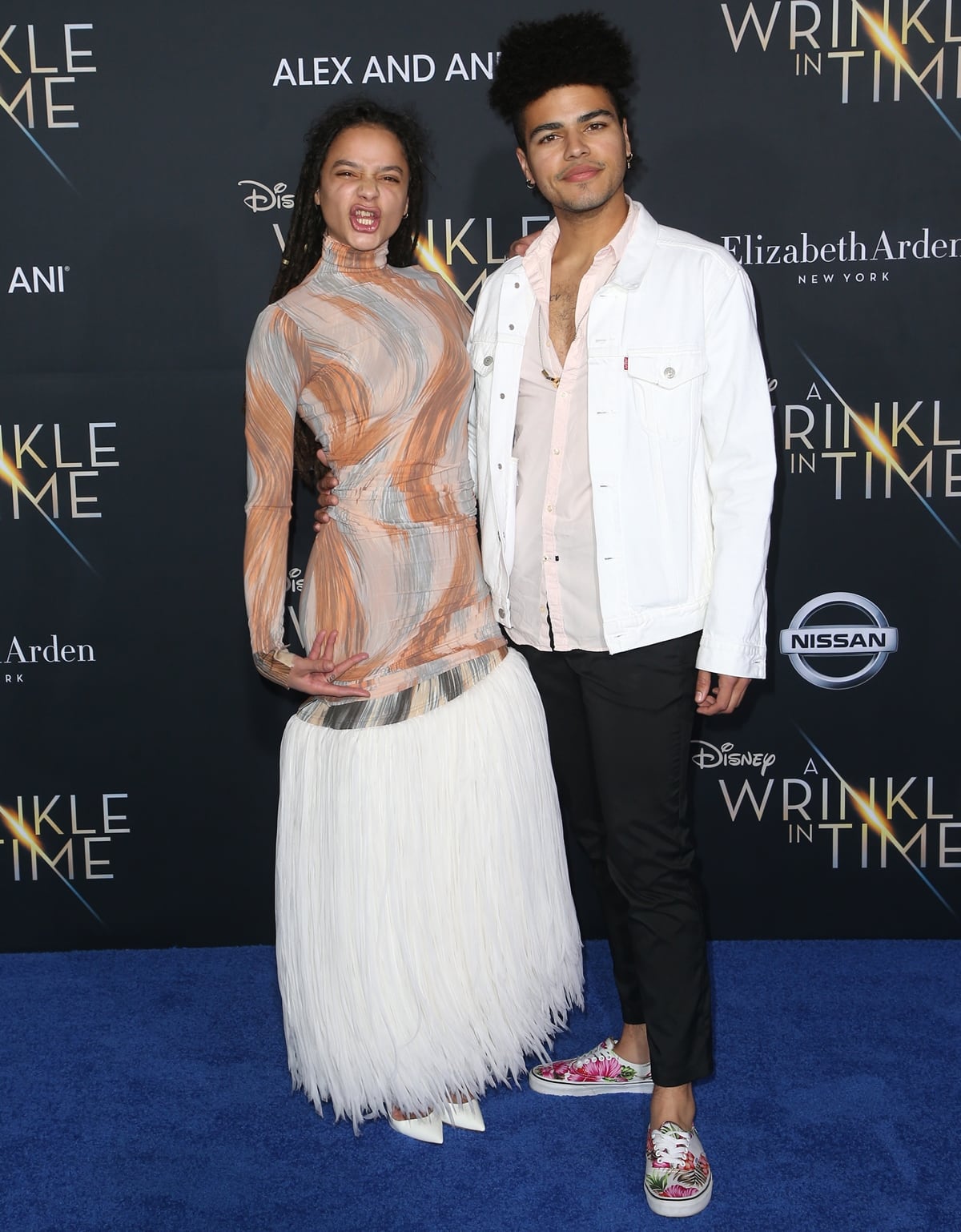 Actress Sasha Lane was joined by her brother Sergio Darcy Lane