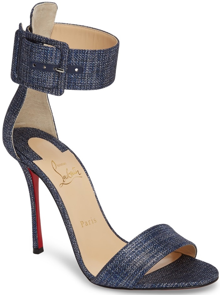 Denim 'Blade Runana' Sandals