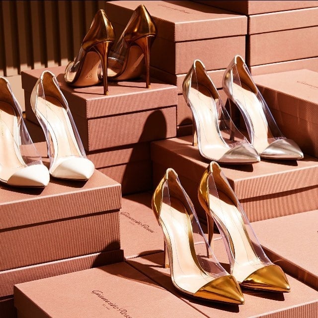 Gianvito Rossi 'Plexi' Pumps With Clear PVC Panels