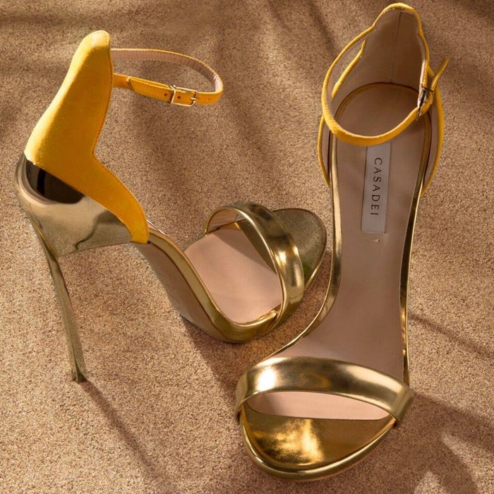Gold & Orange Crodino Techno Blade Sandals