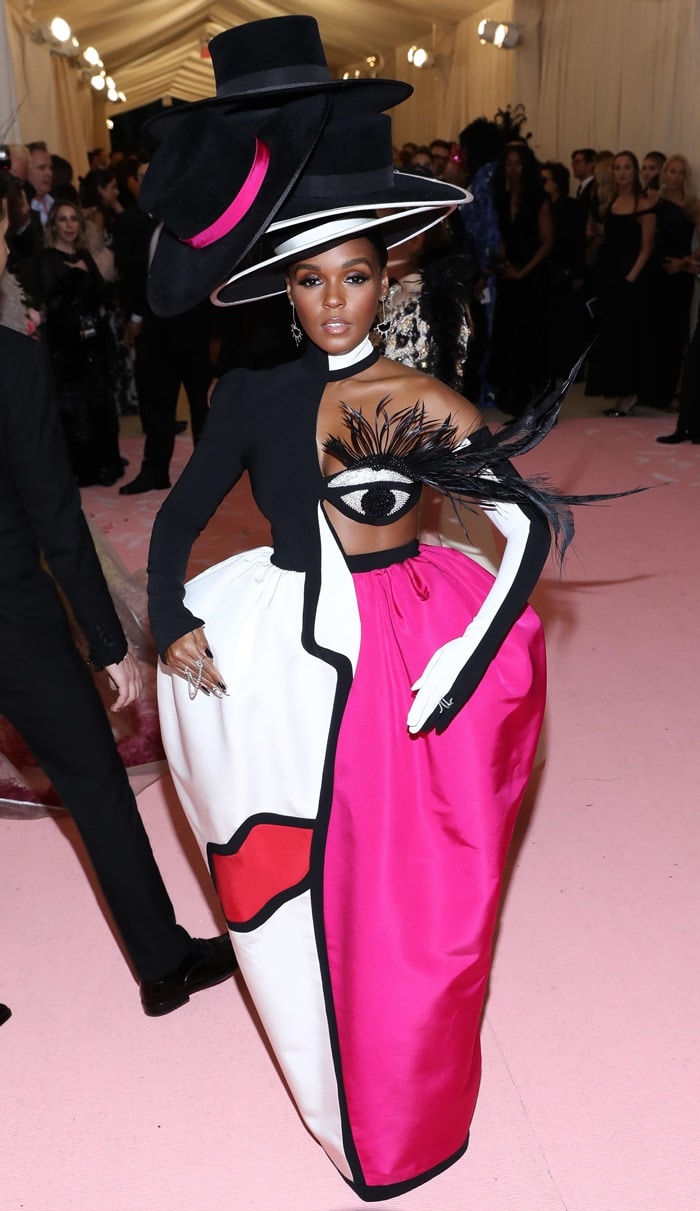 Janelle Monae's outfit inspired by Pablo Picasso at the 2019 Met Gala