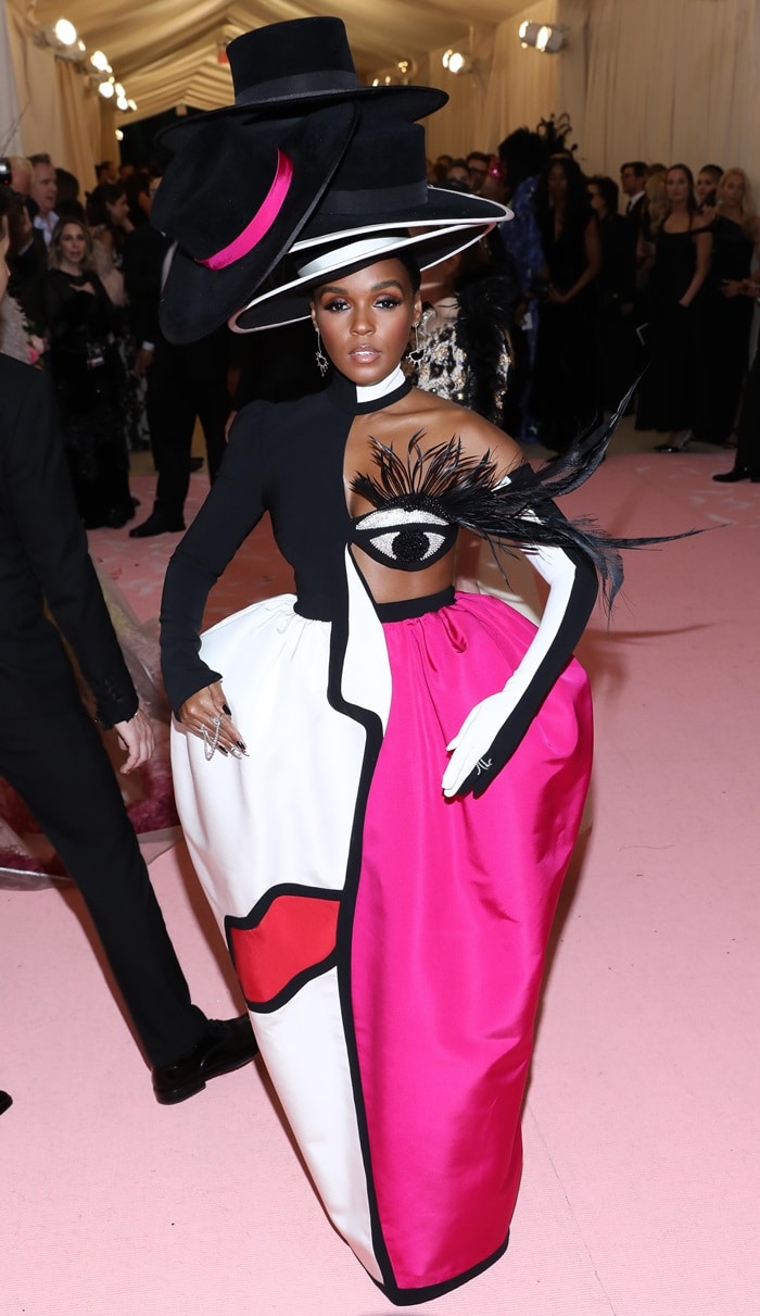 Janelle Monáe's outfit inspired by Pablo Picasso at the 2019 Met Gala