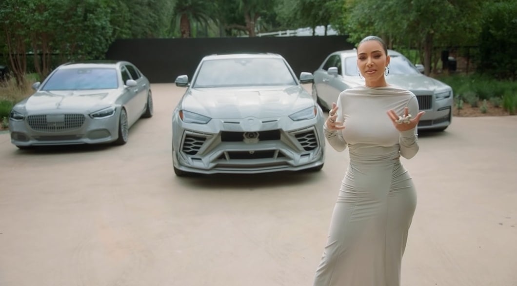 Kim Kardashian spent more than $100,000 to paint her luxury cars to match her house