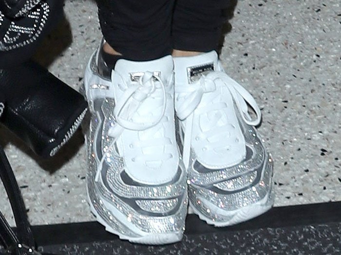 Paris Hilton Brings Back 2000s in Philipp Plein 'Crystal Beauty' Pumps