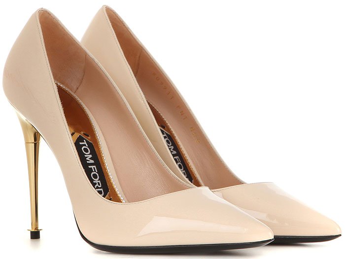 Tom Ford Patent Spike-Heel Pumps