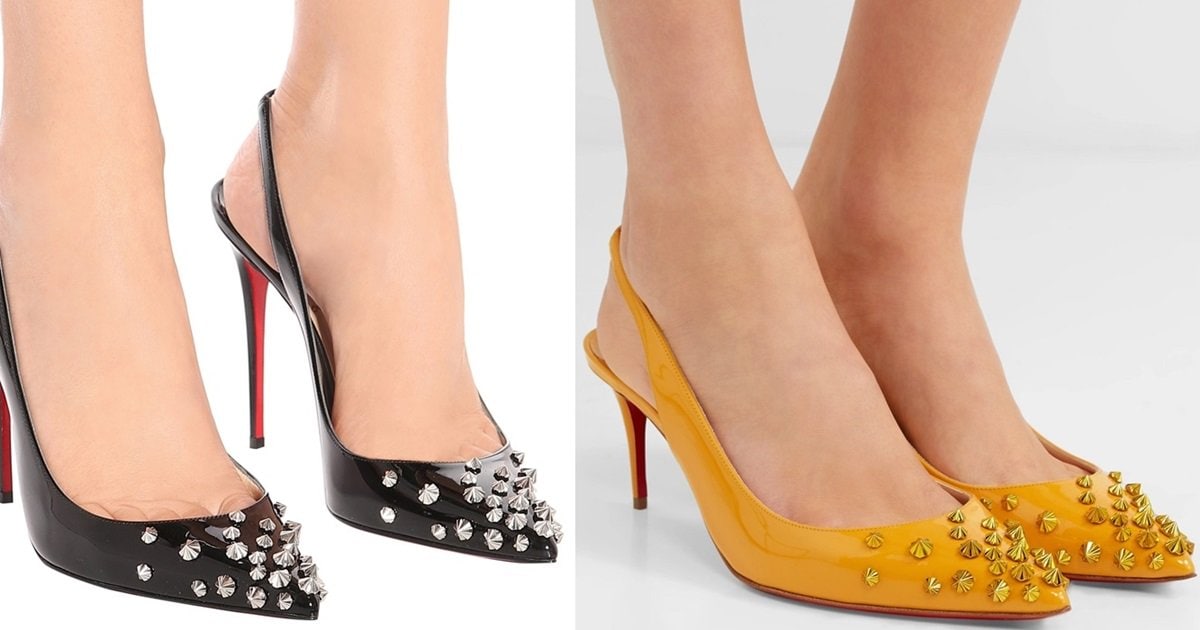 Christian Louboutin's Spiked Slingback Pumps Add Instant Drama