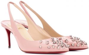 Christian Louboutin's Spiked Slingback Pumps Add Instant Drama