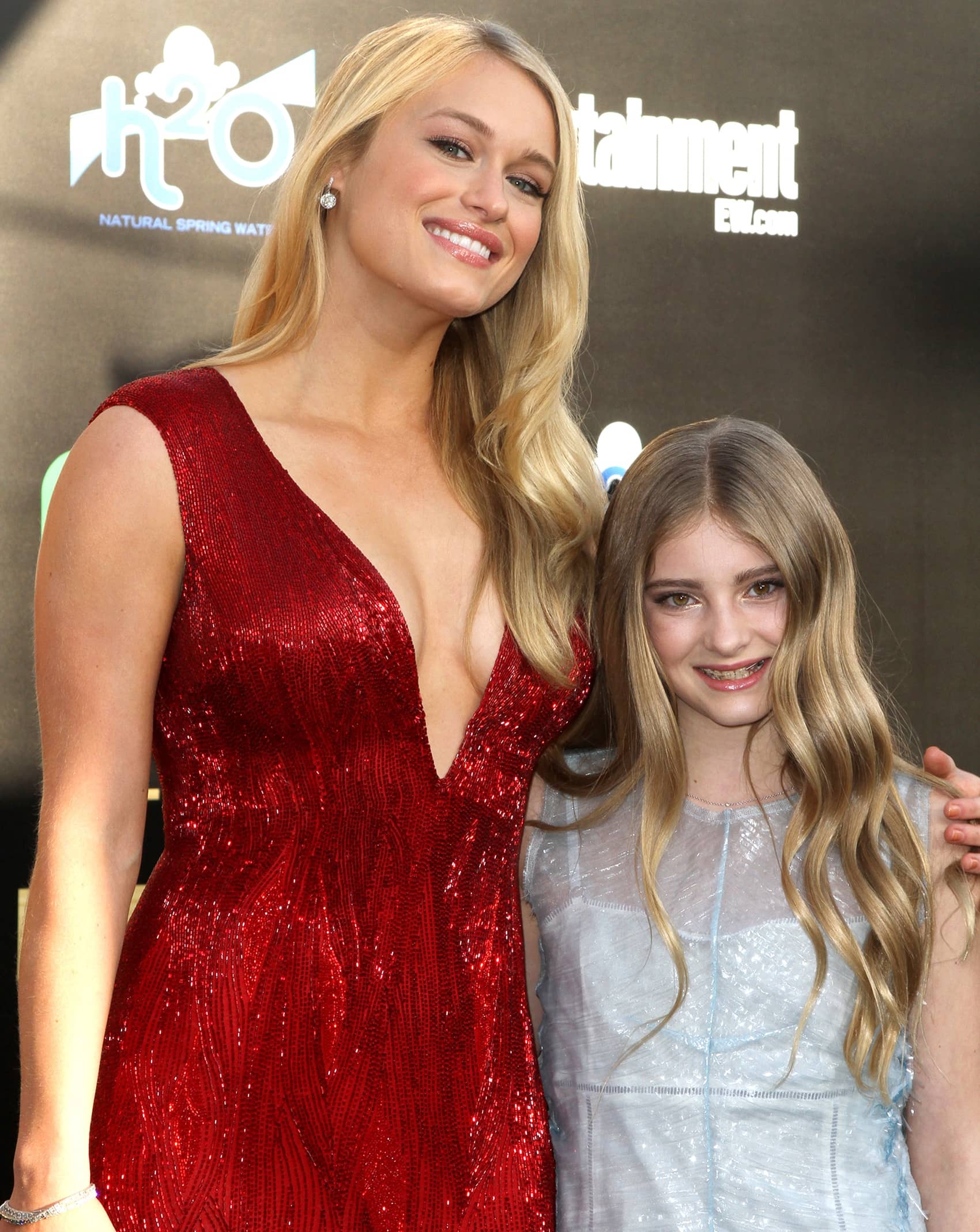 Leven Rambin and Willow Shields attend the premiere of The Hunger Games