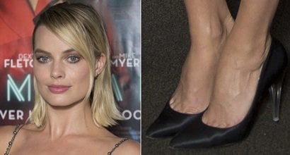 margot robbie high heels