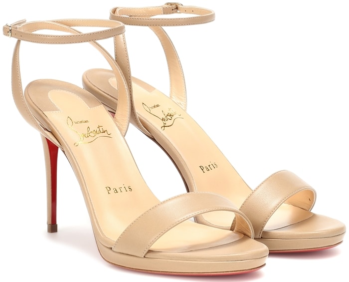 Christian Louboutin's 'Loubi Queen' sandals are so versatile - you can wear them with everything from evening dresses to cuffed denim