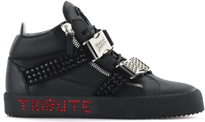 Black Giuseppe Tribute to Michael Jackson Sneakers