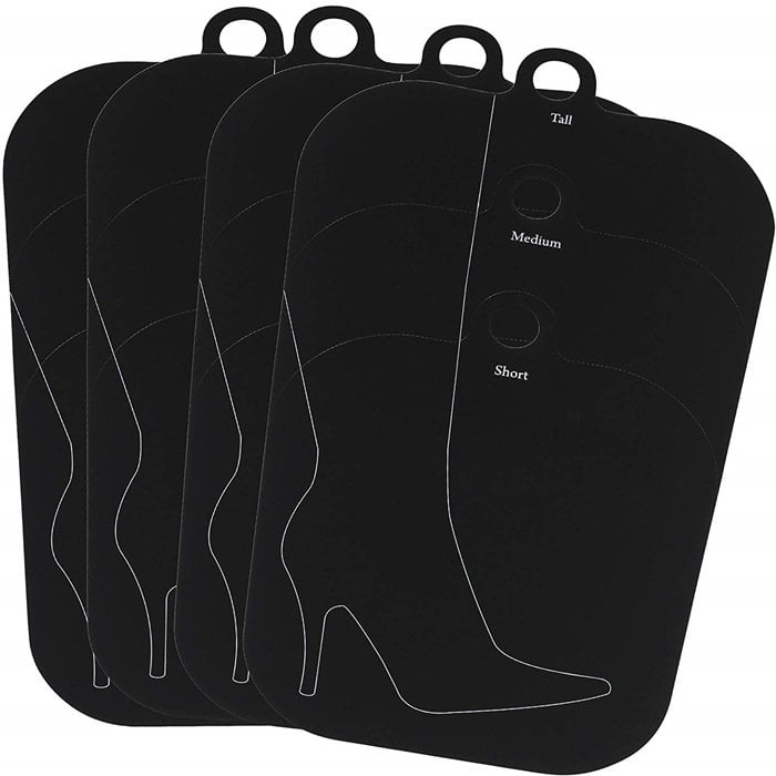 Versatile boot shaper inserts that fit any size and style of boot to reduce cracking and sagging