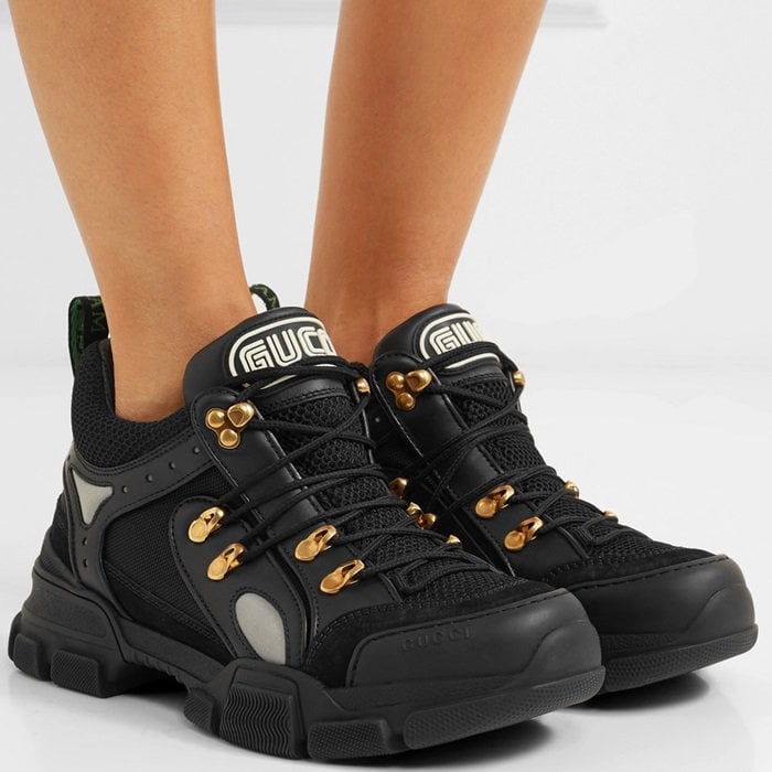 gucci sneakers flashtrek black