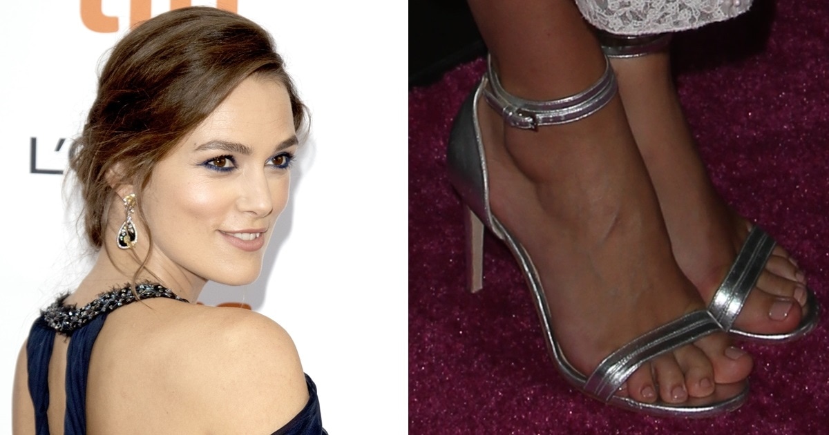 Keira Knightley's Perfect Feet in Narcissus Sandals at Colette Premier...
