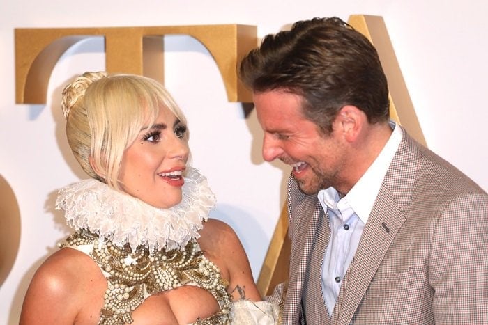 Lady Gaga was joined by Bradley Cooper, who makes his directorial debut with the film