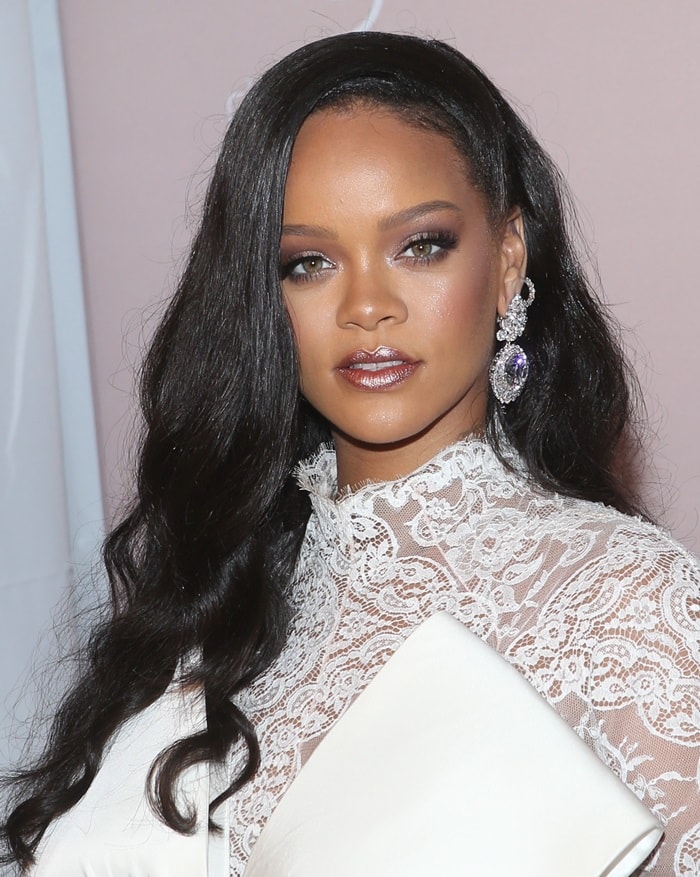 Rihanna's statement earrings by Chopard