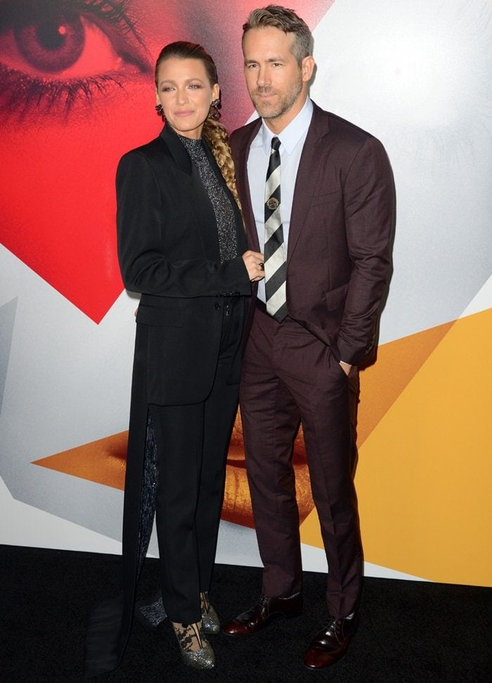 Blake Lively and Ryan Reynolds at the premiere of 'A Simple Favor' at the Museum of Modern Art in New York City on September 10, 2018