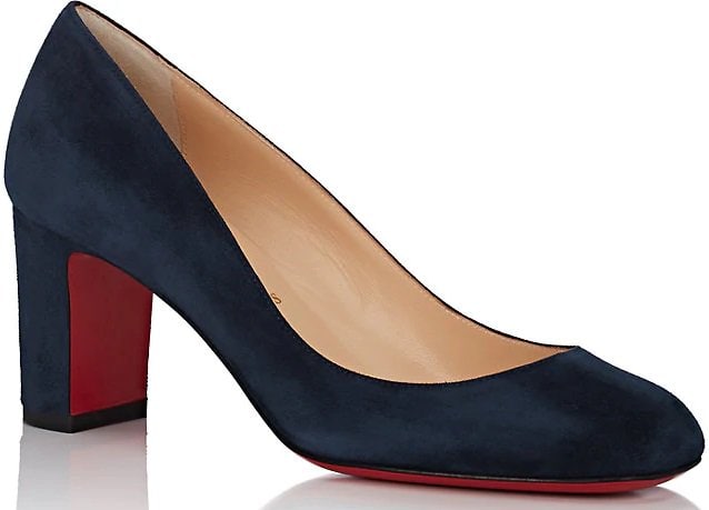 Cadrilla Navy Suede Pumps