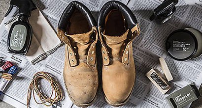 cleaning timberland leather boots