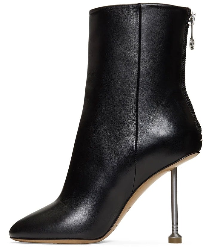 Maison Margiela black nail-heel boots