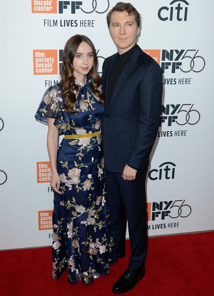 Zoe Kazan and Paul Dano at the Wildlife premiere during the 2018 New York Film Festival at Alice Tully Hall at Lincoln Center in New York City on September 30, 2018