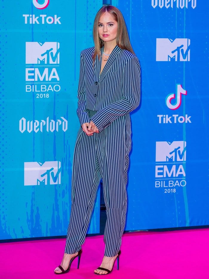 Debby Ryan at the 2018 MTV Europe Music Awards (EMAs) held at the Bilbao Exhibition Centre in Bilbao, Spain, on November 4, 2018