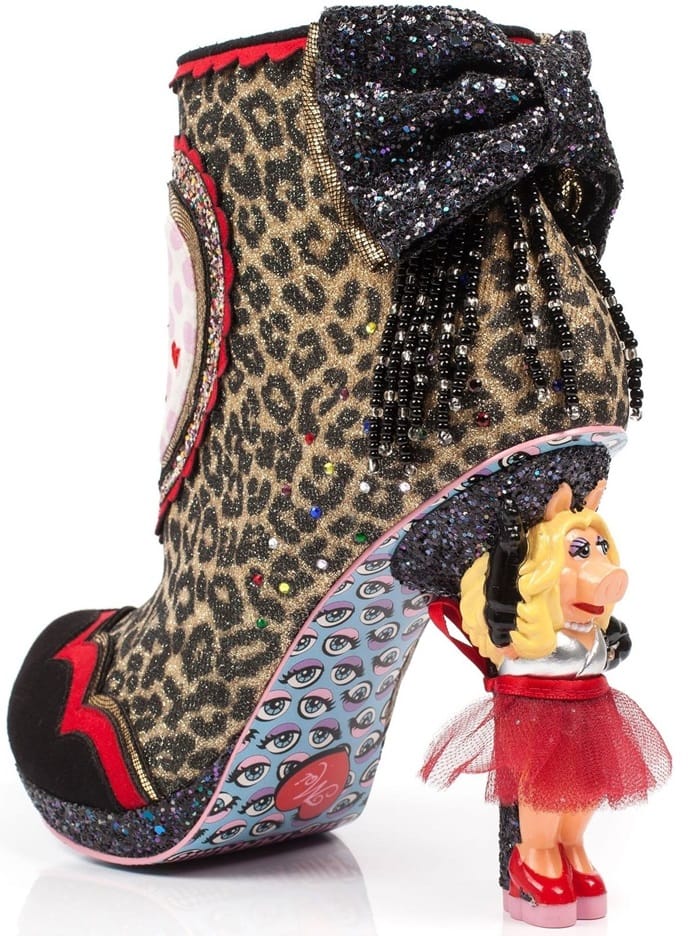 You'll be able to honor Miss Piggy's passion for both fabulous shoes and Miss Piggy herself with these show-stopping, grand entry making Irregular Choice heels.