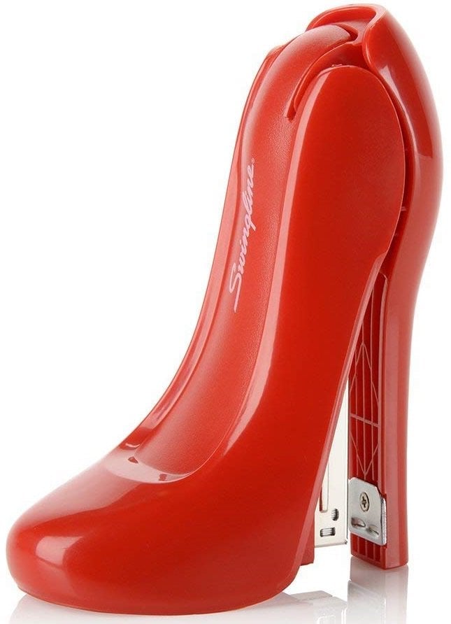 High Heel Stapler Red