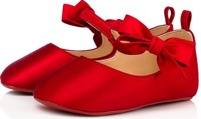 Elegant and timeless, the Loubi red baby shoes is the upmost iconic style