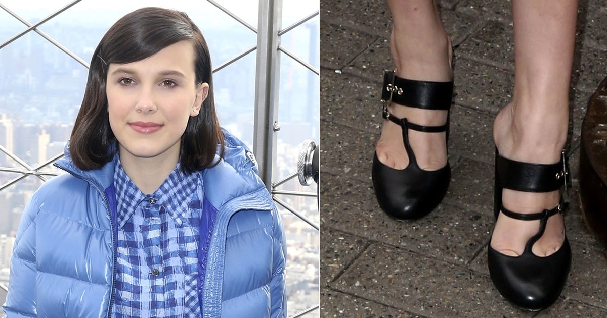 Millie Bobby Brown Lights Up The Empire State Building in Hideous Shoes.
