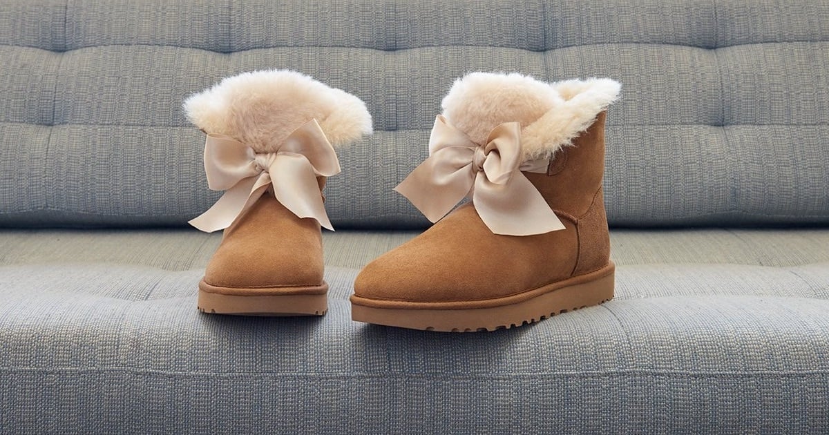 Gift Sheepskin Gita Bow Mini Boots by 