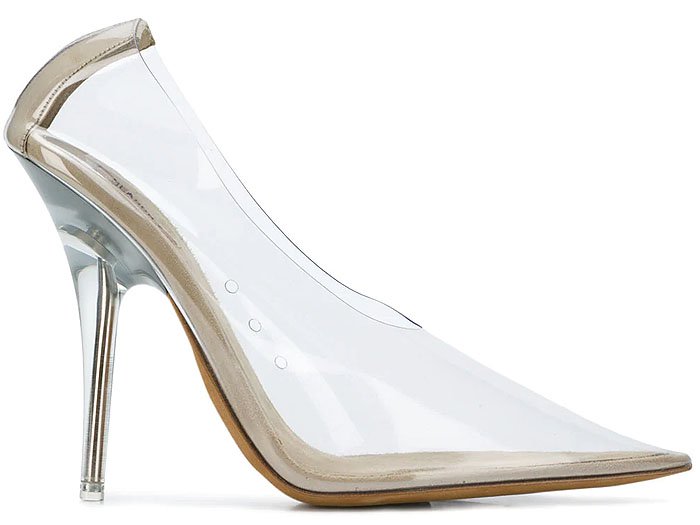 Nude Yeezy Season 7 Clear PVC Pumps