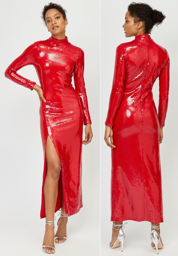 A maxi dress with maximum impact, this floor-length number is from Warehouse's capsule collection with lauded London Fashion Week designer, Ashish