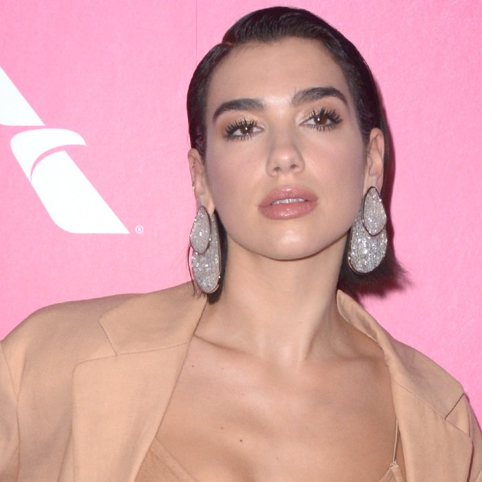 Dua Lipa's double-face earrings from Peter Piloto