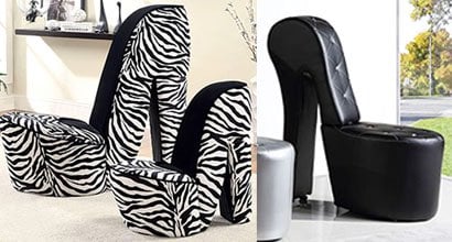 8 Best High Heel Shoe Chairs Shoe Obsessed Home Trend