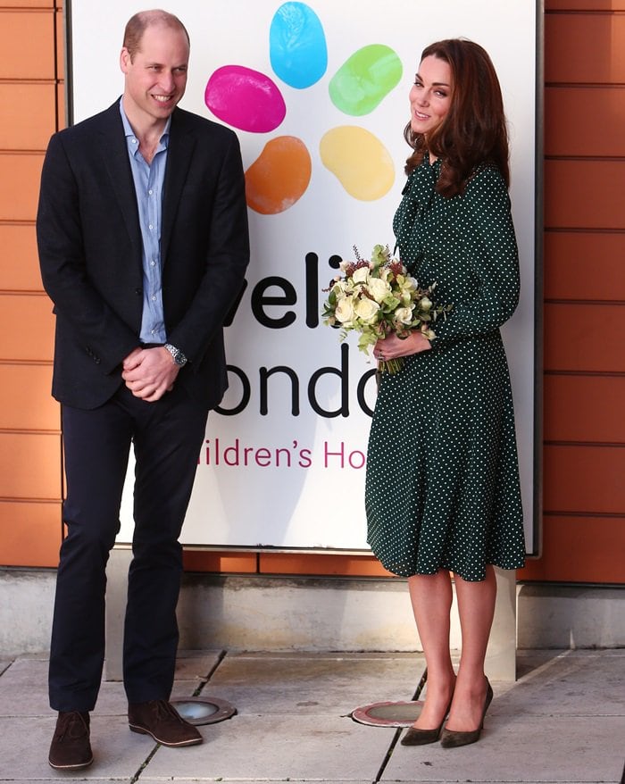 The Duke and Duchess of Cambridge visit Evelina London Children's Hospital in London, England, on December 11, 2018