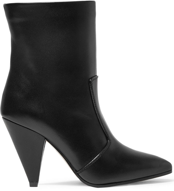 Black Atomic West Leather Ankle Boots