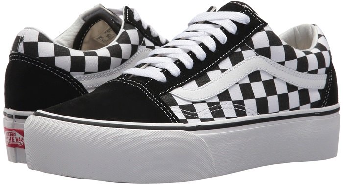 The Vans Old Skool, with the iconic side stripe, is a low top lace-up with re-enforced toecaps to withstand repeated wear, signature rubber waffle outsoles, and padded collars for support and flexibility.