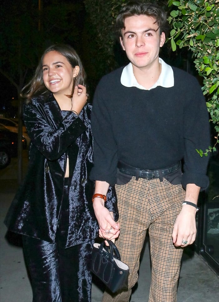 Bailee Madison and Blake Richardson out for a dinner date at Craig’s