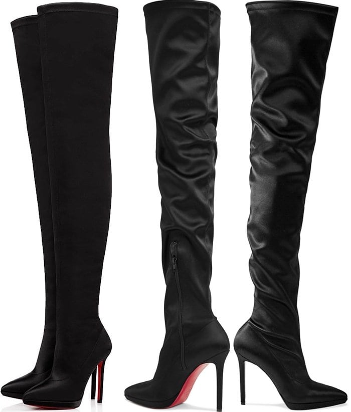 Christian Louboutin says these 'Montana' boots are inspired by the kind you'd see on stage inside one of Paris' world famous cabaret clubs