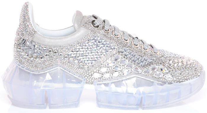 crystal sole shoes