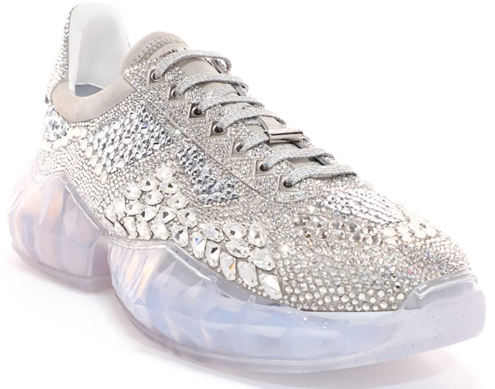 jimmy choo bling sneakers