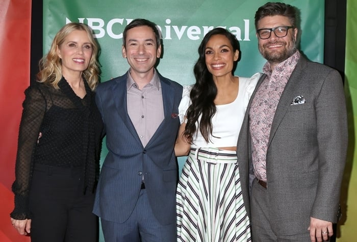 Briarpatch cast members Kim Dickens, Andy Greenwald, Rosario Dawson, and Jay R Ferguson