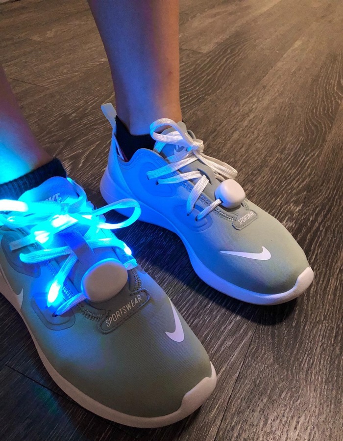 LED Light Up Shoelaces With Multicolor Flashing