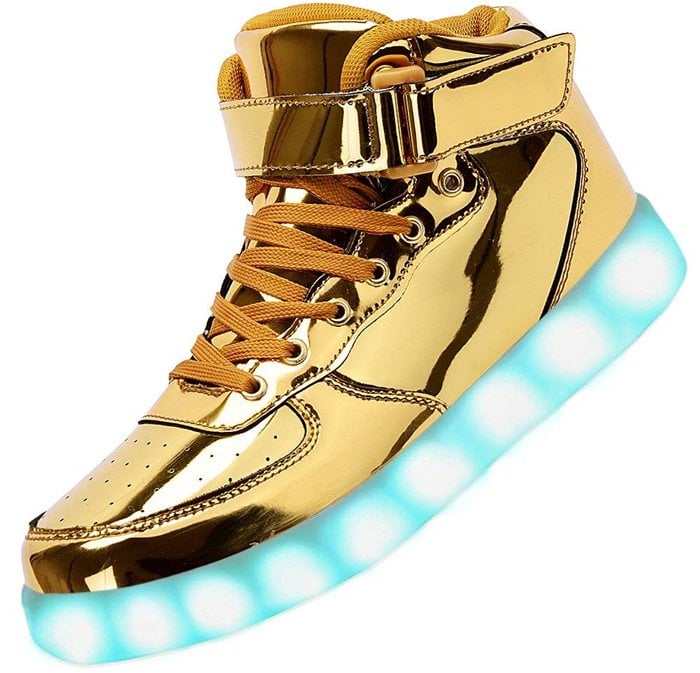 HIGH TOP Led Light Up Shoes Unisex Men and Women Sizes Available