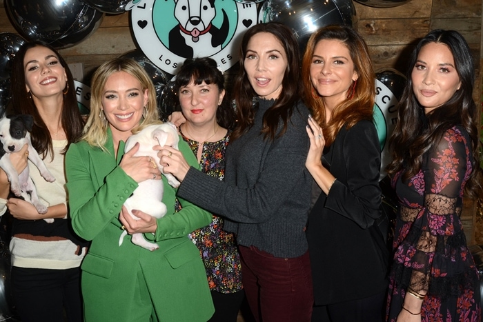 Victoria Justice, Hilary Duff, Sasha Abelson, Whitney Cummings, Maria Menounos, Olivia Munn attend the 2019 Love Leo Rescue’s Cocktails for a Cause